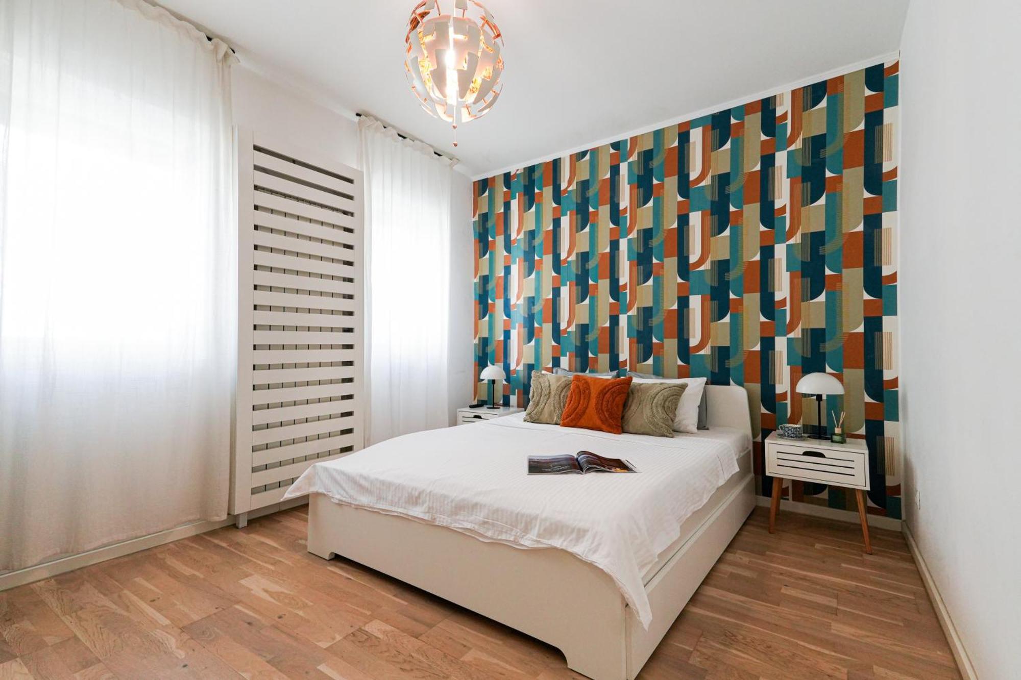 Maria - Modern Apartment With Parking And Workspace Bukares Bagian luar foto